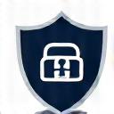 Privacy shield icon, symbolizing data protection and security